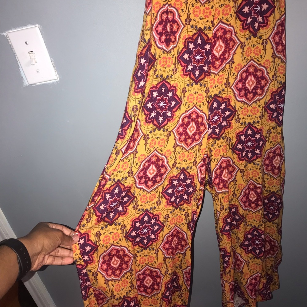 Backless Printed jumpsuit